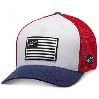 Alpinestars Flag Gorra de Beisbol, Bianco, LXL para Hombre