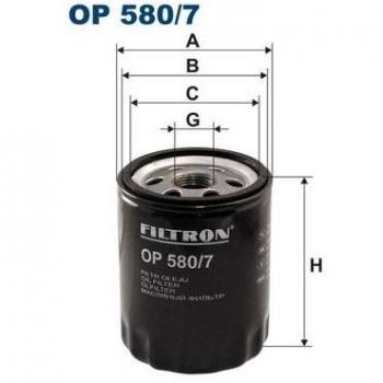 Filtron OP580/7 Bloque de Motor