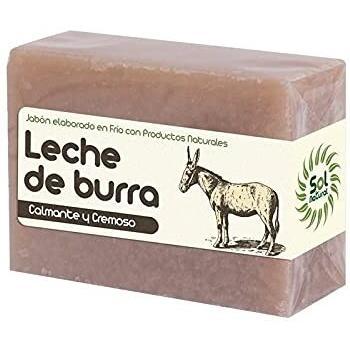 SOLNATURAL JABON DE Leche DE BURRA 100 g, Estándar, Único