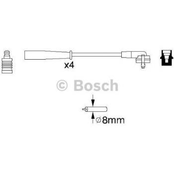 Kit de Cables de Encendido BOSCH 0 986 356 887 para Ford: Orion, Escort, Courier, Fiesta