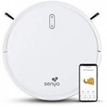 Aspirador Robot Lavador Conectado WiFi SENYA SYCN-VC009 - 2000Pa, 120min de autonomía, ideal para pelos de animales, silencioso