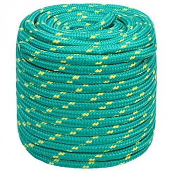 Cuerda de barco polipropileno verde 16 mm 100 m