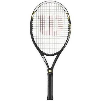 Wilson Hyper Hammer 5.3 Tennis Racquet for Beginners and Recreational Players, Grip Size L2, Black/White/Green