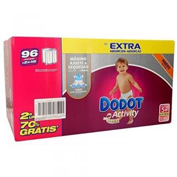 Dodot Activity Pañales Talla 5+, 96 Pañales - 12-17 kg