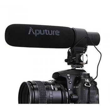 Aputure V-Mic D2 Sensibilidad Ajustable Shotgun – Micrófono Externo para DSLR