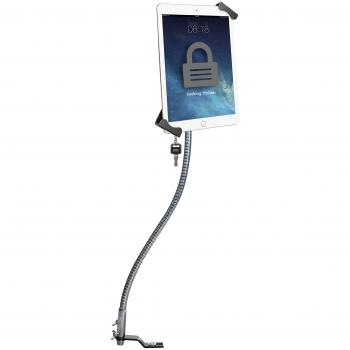 CTA Digital: Anti-Theft Tablet Holder, Gooseneck, No-Drill, Seat Rail Mount for Apple iPad 10.2-Inch
