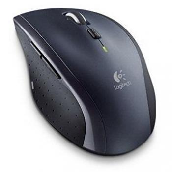 Logitech M705 - Ratón Inalámbrico Óptico, Diseño Ergonómico para Diestros, Color Negro, Compatible con PC y Ordenador Portátil