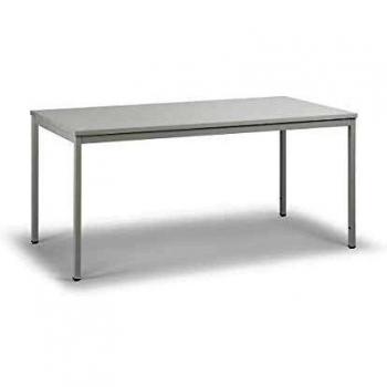 Escritorio para encargados eurokraft basic gris claro 160x80 cm