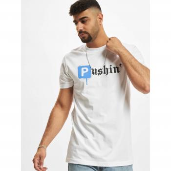 Mister Tee Unisex Pushin P T-Shirt - White, 100% Cotton, Casual Fit