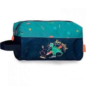 Neceser Enso Dino Artist Multicolor con Asa Lateral