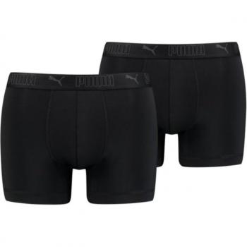 Puma Active Sport Microfiber Boxer Shorts for Men - Black - Size M (Pack of 2)