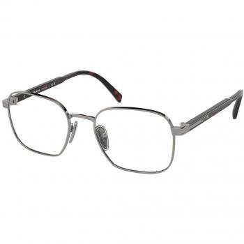 Prada PR A55V 5AV1O1 Armazones para Hombre Gunmetal, Lentes Recetadas Para Hombre Gunmetal, Gafas Recetadas para Hombre Gunmetal