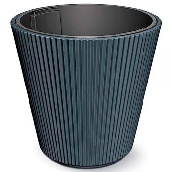 Macetero Antracita con Depósito MILLY 46,7 x 46,7 x 44,2 cm - Capacidad 50 L