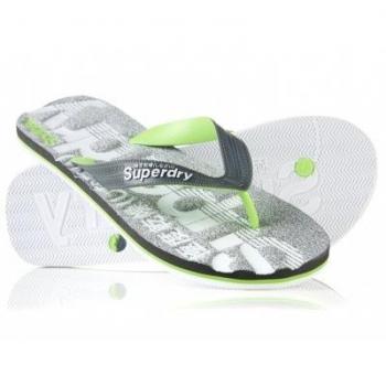 Superdry - Sandalias de Vestir para Hombre Gris Small