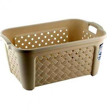Cesta Portabiancheria Rectangular Arianna 35L Angora (58x38,2x26 cm)