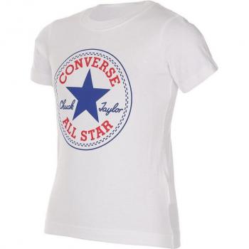 Camiseta de Manga Corta Infantil Converse Core Chuck Taylor Patch Azul