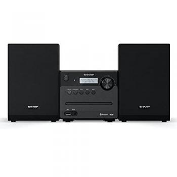 Sharp XL-B515D(BK) Microcadena con Radio Digital DAB/DAB+, 40 W, Bluetooth 4.2, USB, CD, MP3, Color Negro