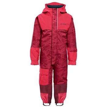 VAUDE Kids Snow Cup Overall AOP Sobretodo, Unisex niños, Crocus, 98