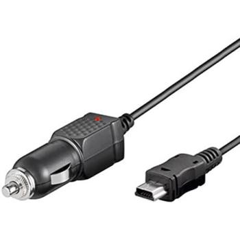 Cargador de coche MINI USB 12-24V - Compatible con Auto, GPS, Teléfono Móvil y MP3