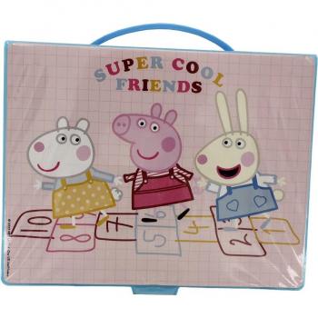 Set de actividades Peppa Pig con 44 piezas para niños y niñas, marca CyP Brands en azul multicolor