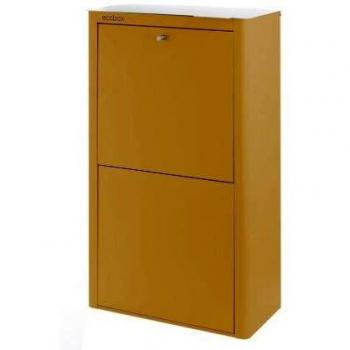 DON HIERRO - CUBEK - Cubo de basura y reciclaje lacado, con 4 compartimentos.