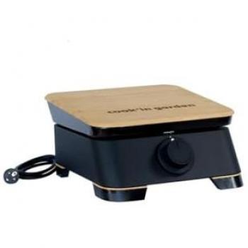 Plancha eléctrica 2500W con placa de hierro fundido esmaltado DUNE 40 - Cook'in Garden