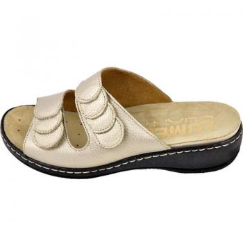 Zapatos Lumel para Plantillas color oro modelo 6362-5256 y Sandalias LUMEL BIO RECICLABLE para Plantillas mujer en color piedra