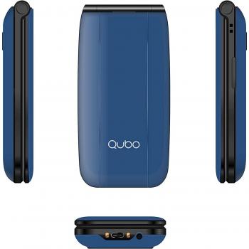 Qubo Neo NW Teléfono Móvil Plegable Azul 2.4 32MB RAM 32MB Almacenamiento
