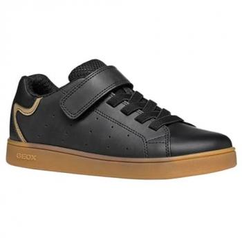 Geox Eclyper Black/Beige Girl's Sneakers