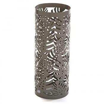 Paragüero Moderno Versa Pauwel de Metal Gris 49 x 19 x 19 cm para Entrada, Habitación o Hall