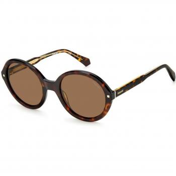 Polaroid Polarized Wayfarer Sunglasses for Women - Brown - One Size