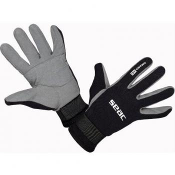 SEAC Amara HD Guantes, Unisex, Negro, S