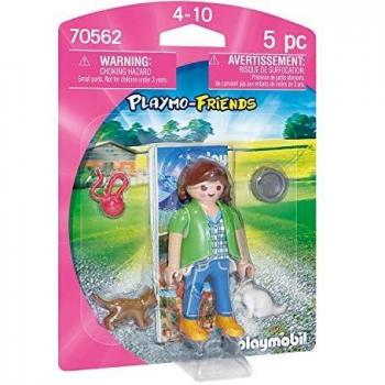 PLAYMOBIL PLAYMO-FRIENDS 70562 Mujer con gatitos, A partir de 4 años