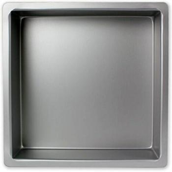 PME Cuadrado Molde para Pastel de Aluminio, Plateado, 14 x 14 x 4 Pulgadas