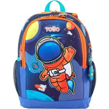 Totto Mochila Infantil Mediana con Ruedas Estampado Astronauta - Cohety