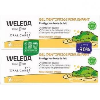 Weleda Gel Dentífrico para Niños Dientes de Leche Duplo 2x50ml