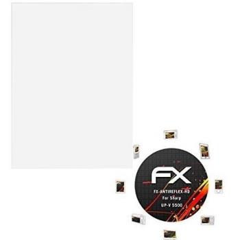 2 x atFoliX Protector Película Sharp UP-V 5500 Lámina Protectora - FX-Antireflex-HD Antirreflejo para pantallas de alta resolución