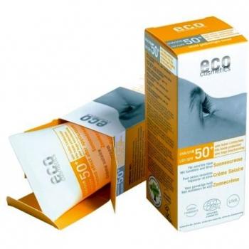 Eco Cosmetics 75ml Sun Cream SPF 50+ - very high protection