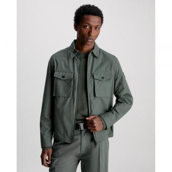 Calvin Klein - Chaqueta de abrigo para hombre, diseño moderno, fabricada en materiales de alta calidad, con aislamiento térmico, cierre frontal de cremallera y botones, bolsillos laterales con solapa, ajuste regular y disponible en