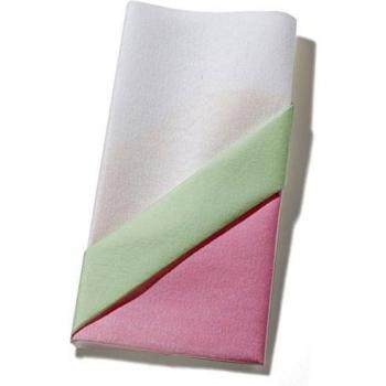 origamis ervietten servilleta Cubiertos Funda Verde/Rosa