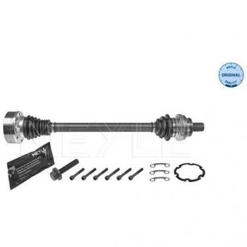 Árbol de transmisión Eje trasero MEYLE 100 498 0725 para Volkswagen Golf 5, Tiguan I, Passat B6 Berlina y Audi A3 Sportback, Hatchback, Q3