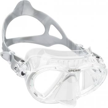 Cressi Nano Crystal Máscara, Unisex, Transparente/Blanco
