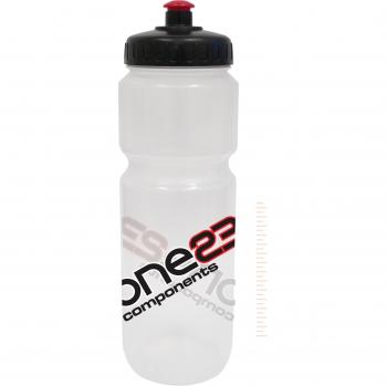 One23 Water Bottle800 - Botella de agua para bicicletas, color clear