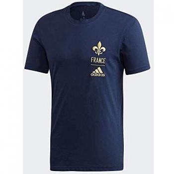adidas Fra Ci tee Camiseta, Hombre, Maruni, S