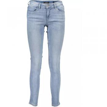 Guess Light Blue Cotton Skinny Jeans for Women - Size W24 L30