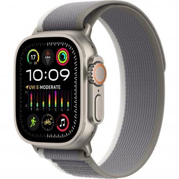 Apple Watch Trail Loop Band 49mm Green/Grey S/M
