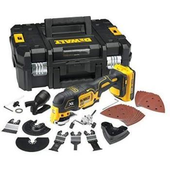 DeWalt DCS355D2-QW 18V - XR LI-ION - Multi-herramienta Oscilante sin escobillas XR 18V Li-Ion 2,0Ah + 35 Accesorios con maletín