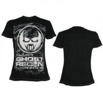 Camiseta Negra Ghost Recon Skull T-Shirt Talla S