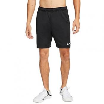 Nike Pantalones Cortos Dri Fit Knit 6.0 para Hombre, Color Negro/Blanco, Talla XXL