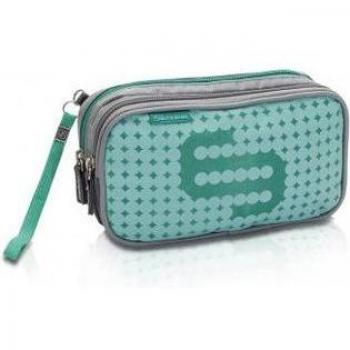Estuche isotérmico diabetes - Verde Puntos